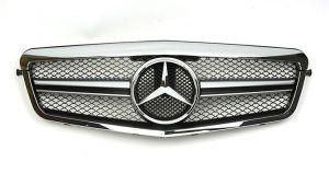 Решетка радиатора AMG E63 Style Chrome для Mercedes Benz E Class W212 E63 2010-2013